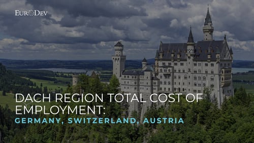 Total cost of employment in DACH region