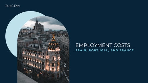 Costs of employment in Spain, Portugal and France