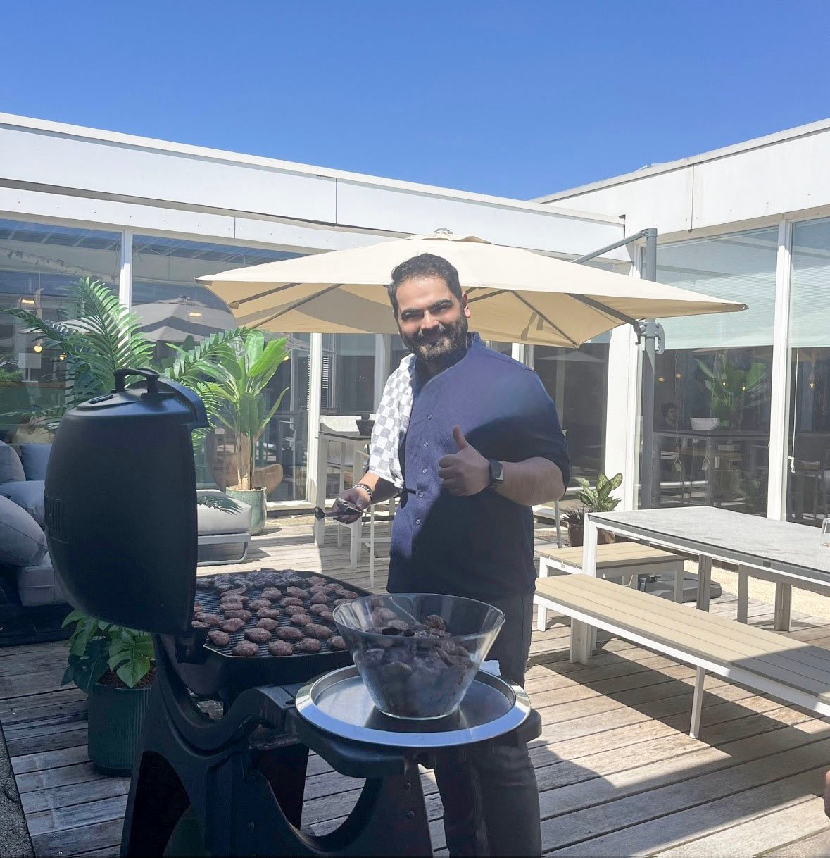 1st Barbecue of the year Bender