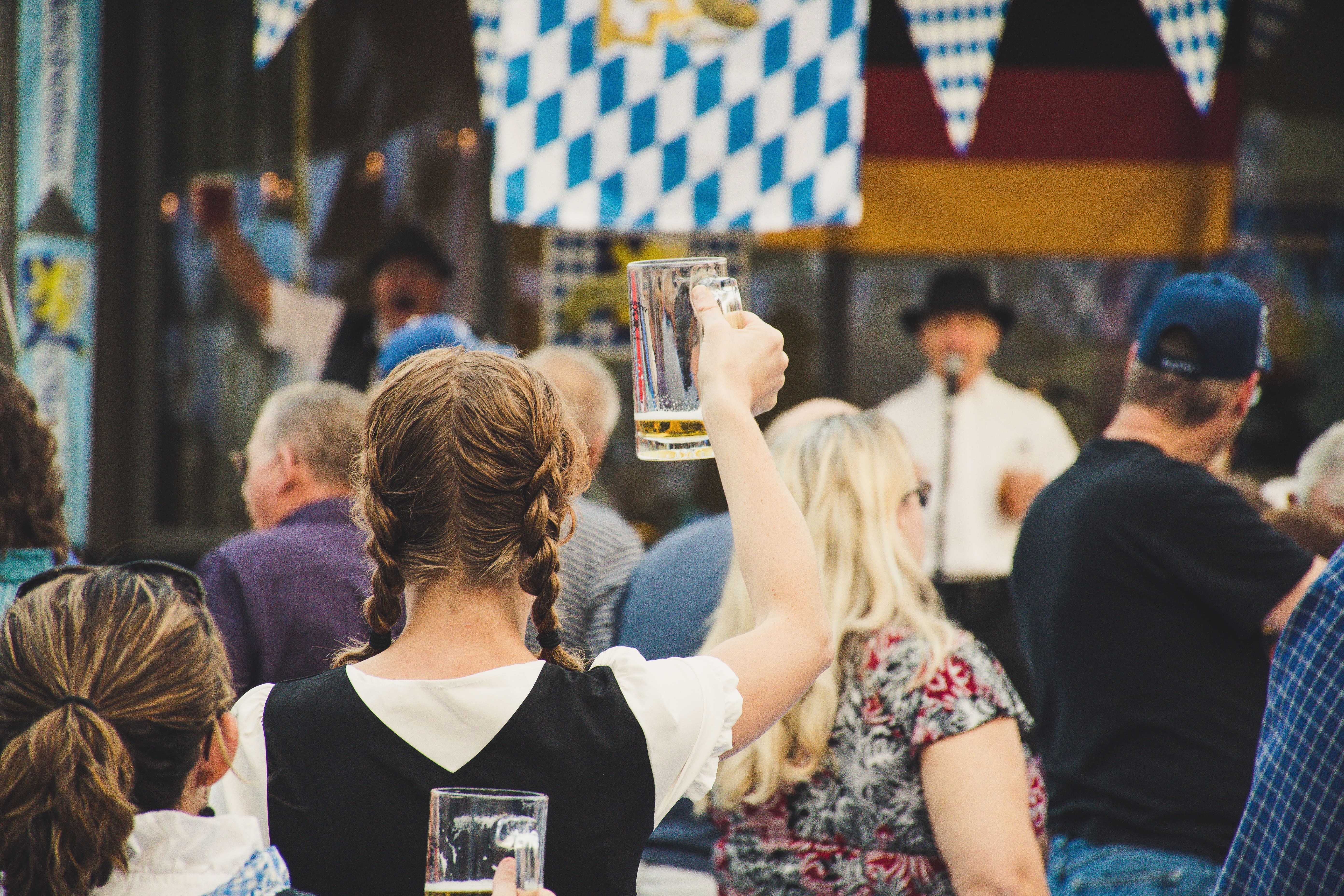 Octoberfest celebration in German city