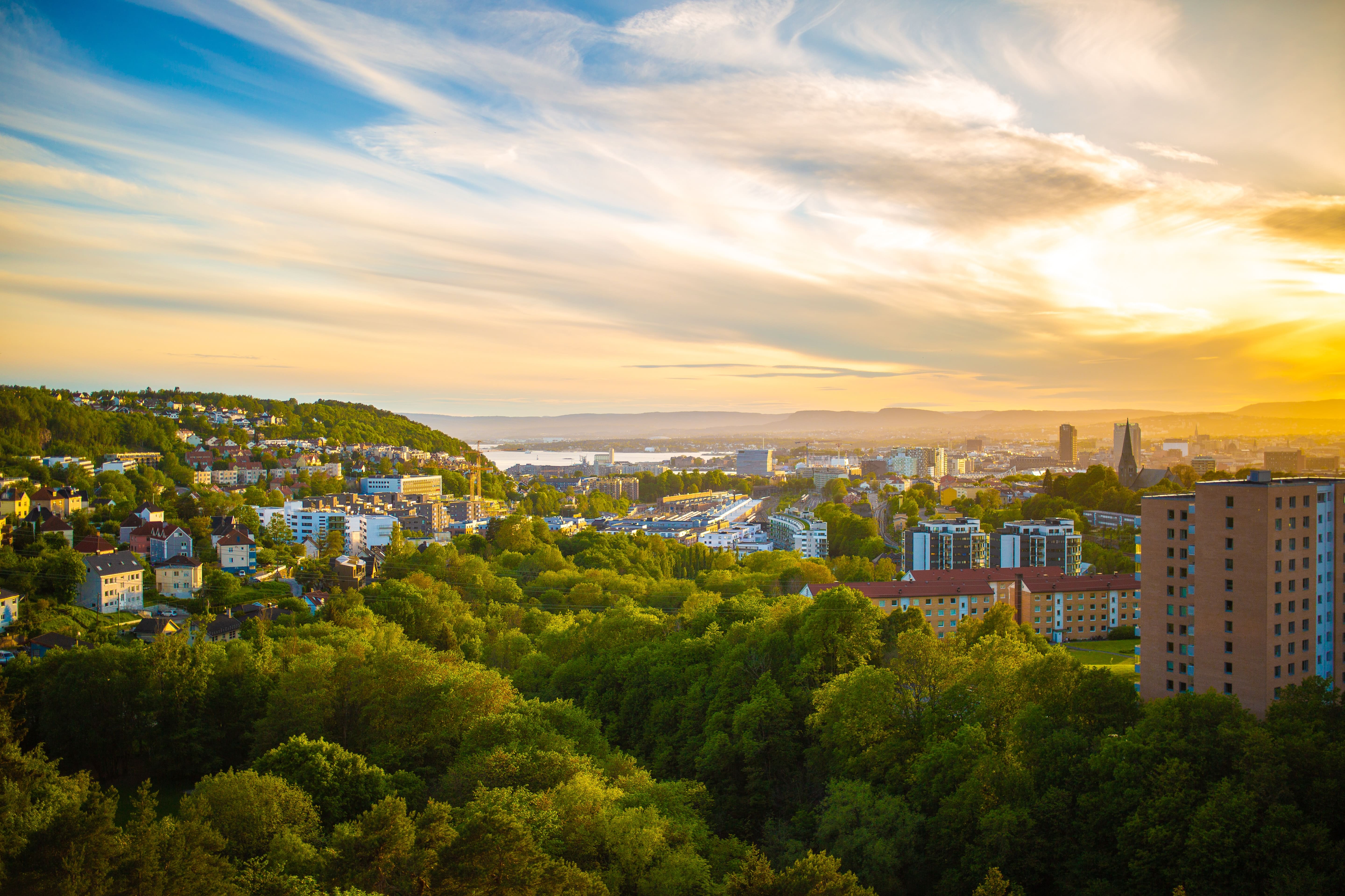 Panoramic view Oslo