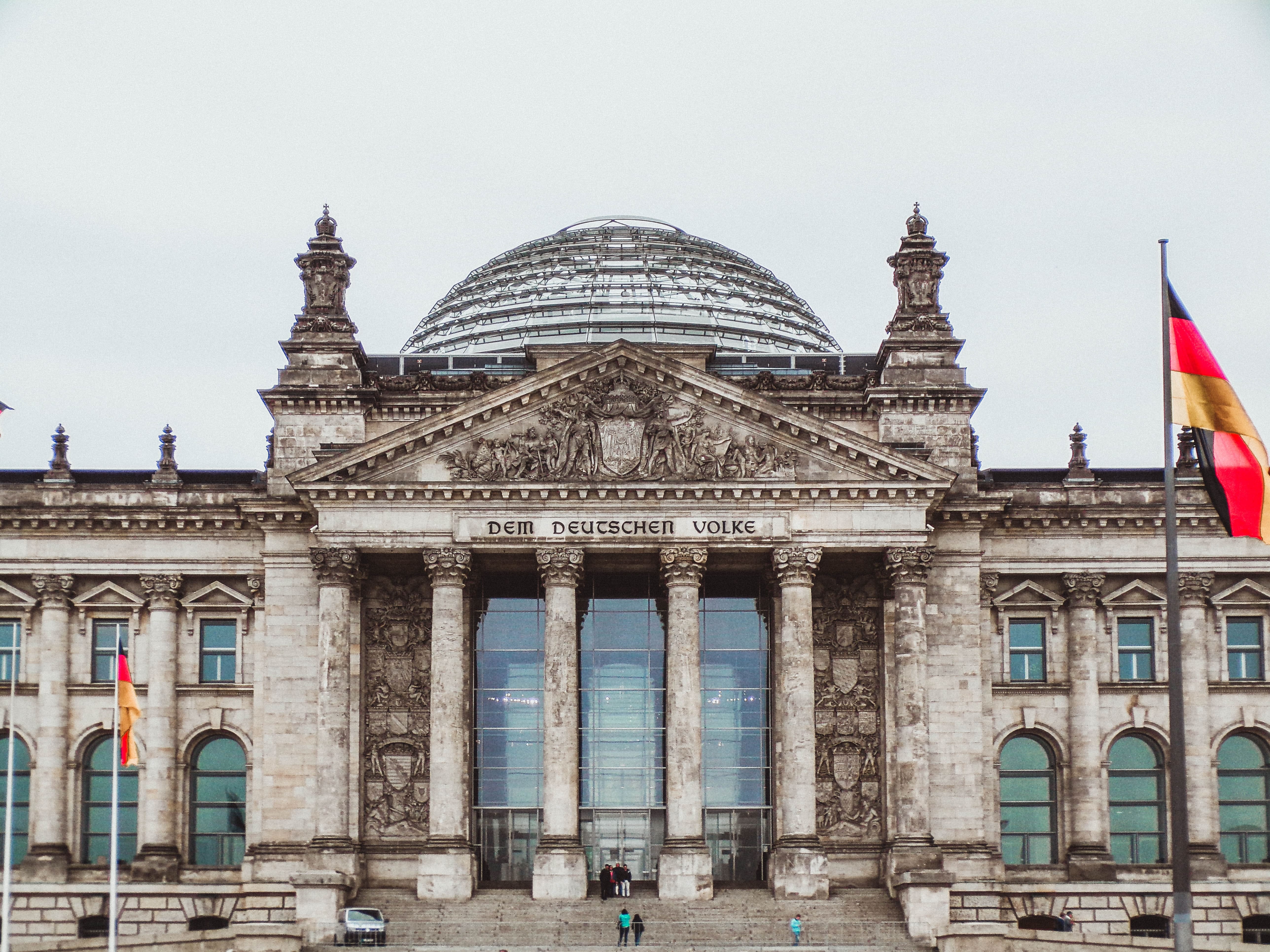 Reichstag government building in Berlin