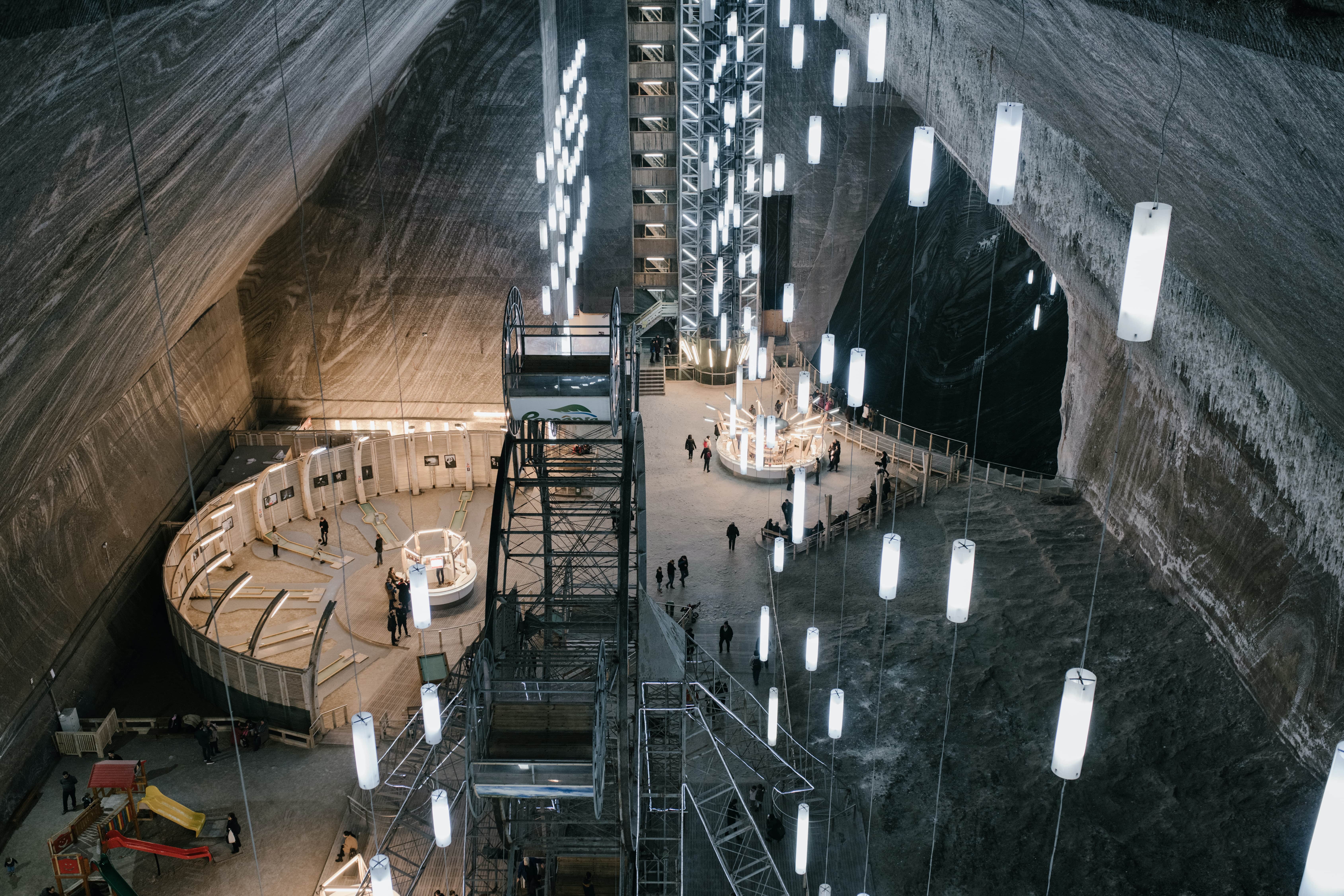 Salt mine in Romania