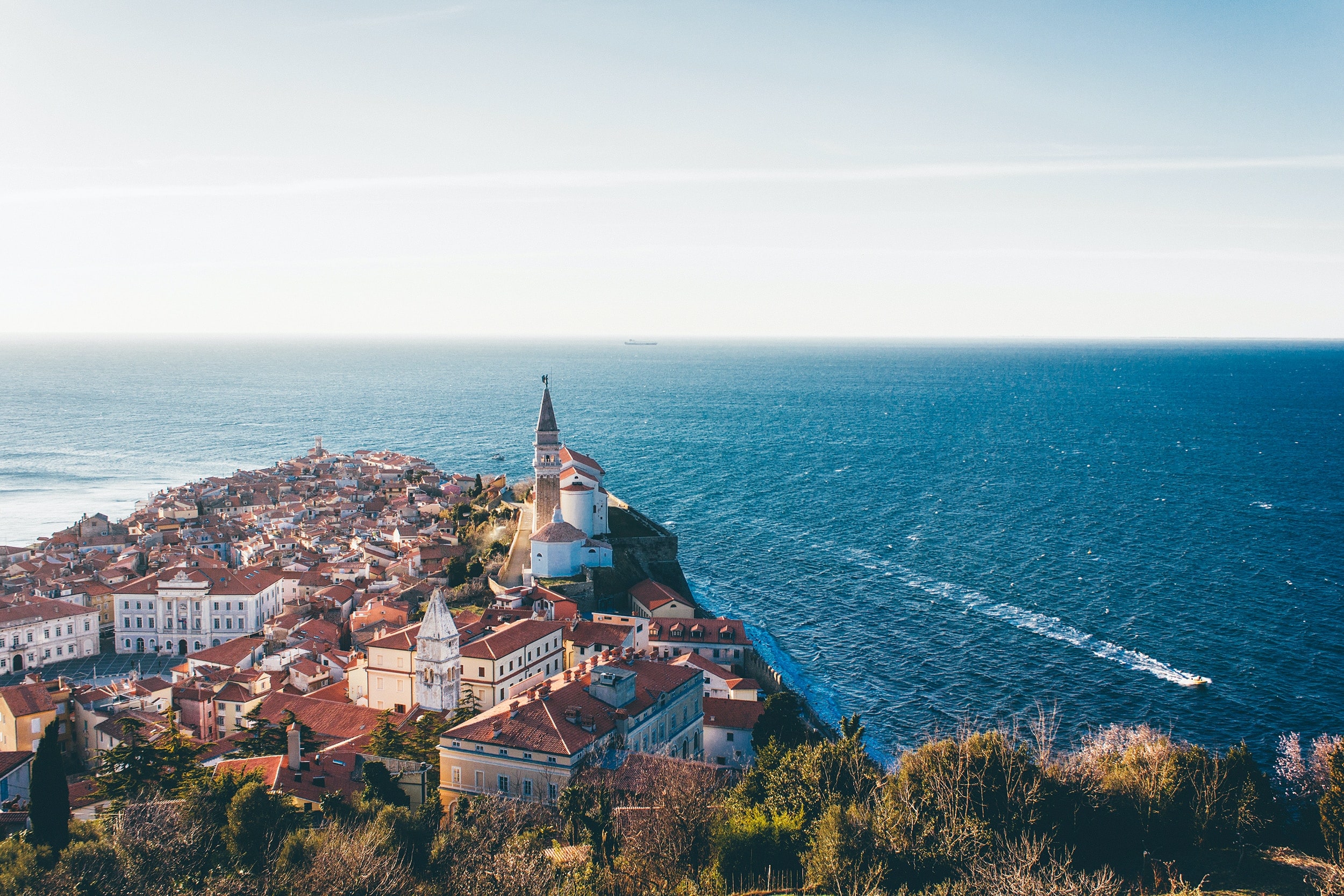Piran, the prettiest town on the Adriatic coast of Slovenia