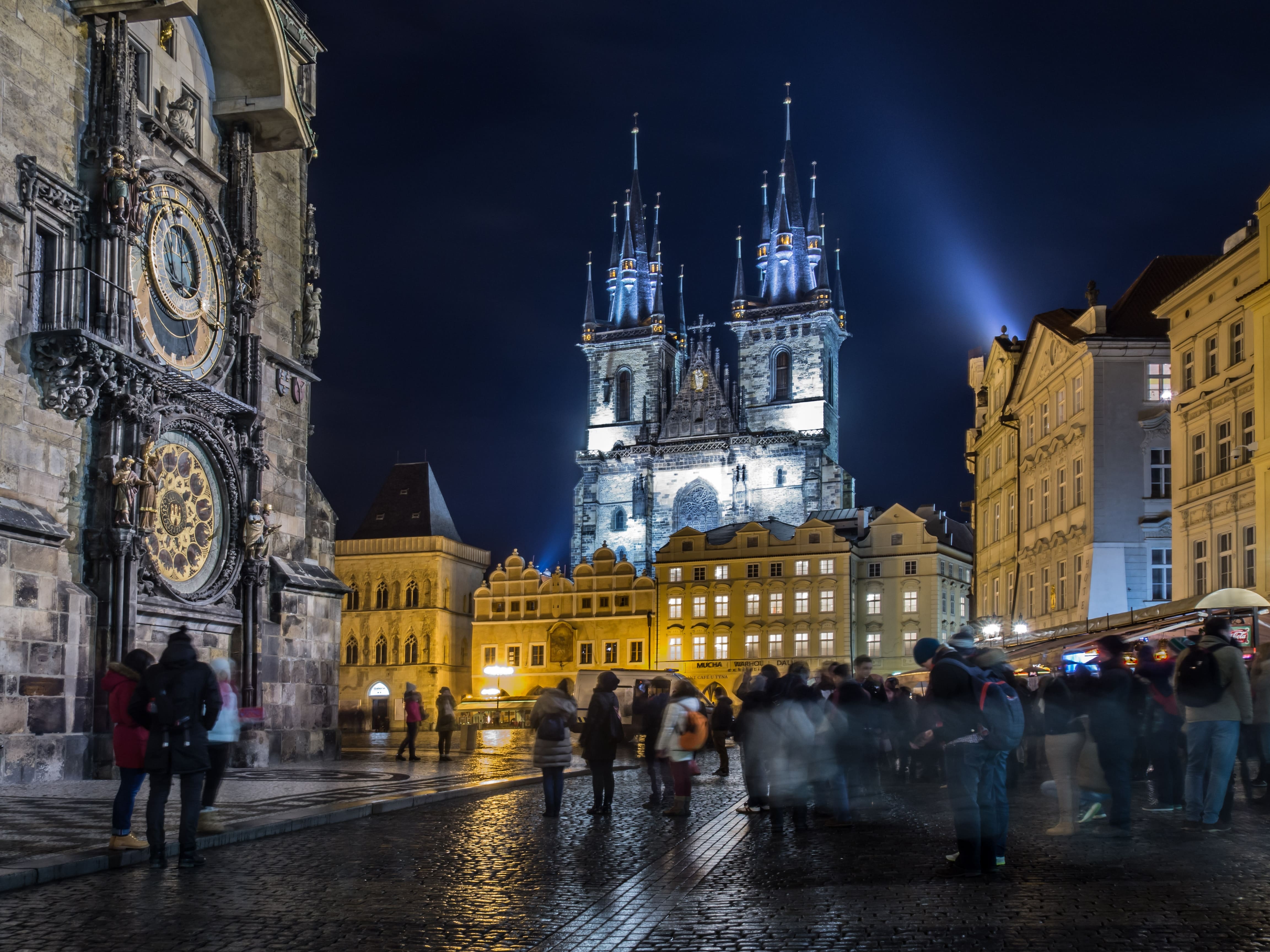 The Astronomical clock in Prague, Czech Republic PEO 