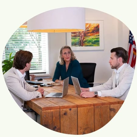 people discussing HR outsourcing in Europe