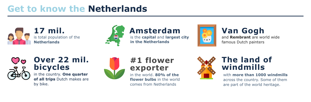 netherlands infographic data basic information