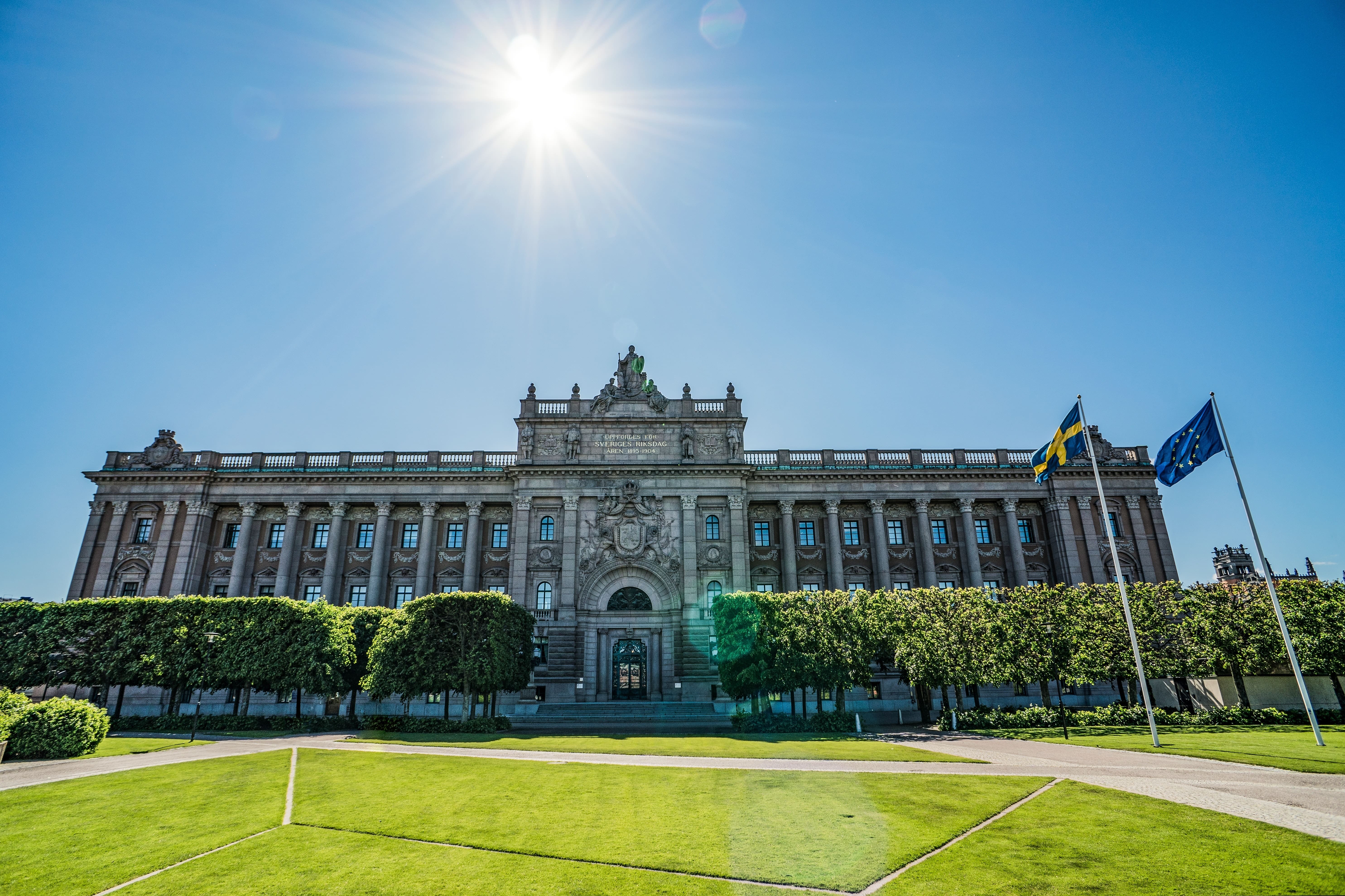 Parliament House in Stockholm, Sweden EOR