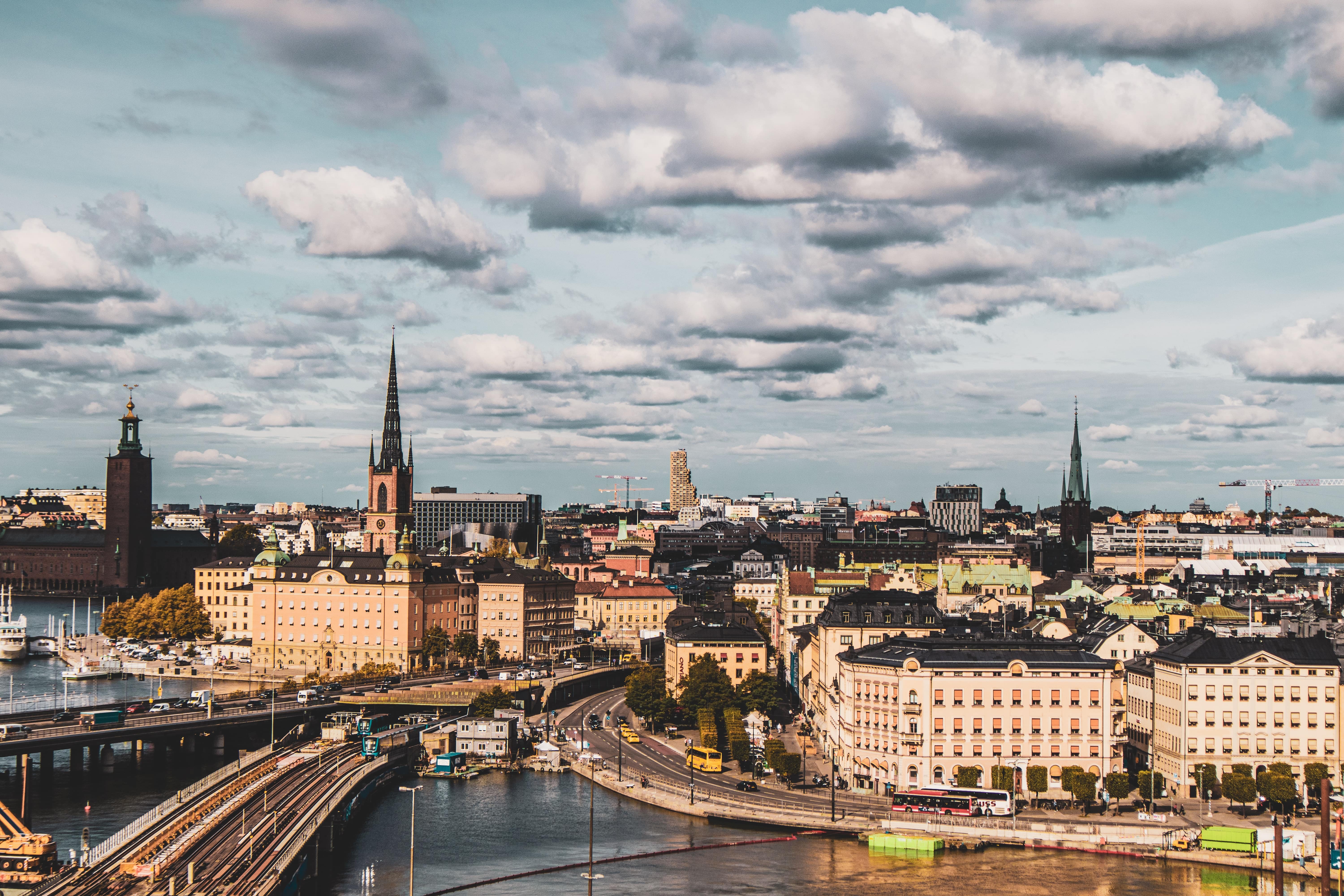 Panoramic city view Stockholm, PEO & EOR Sweden